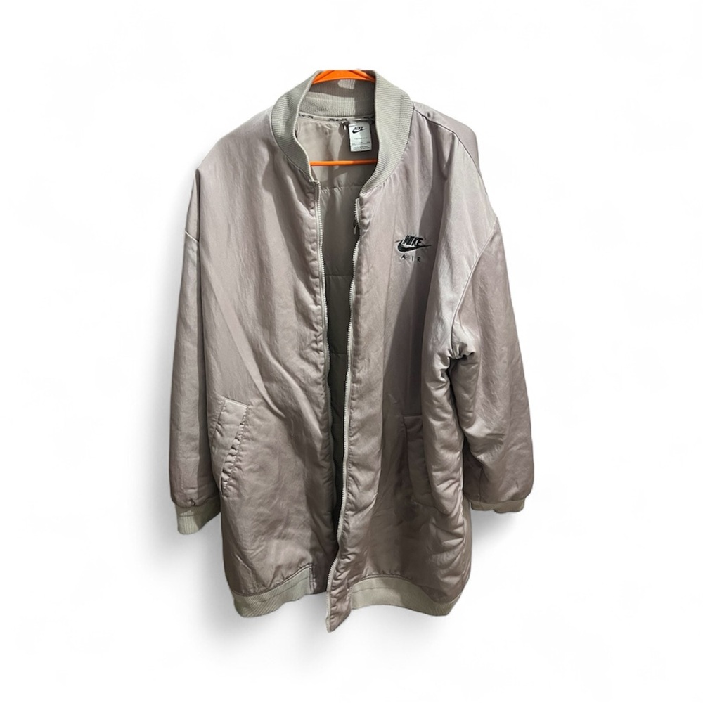 Nike women’s Light Gray Bomber Jacket